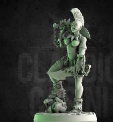 Female Troll Slayer topless (75mm)